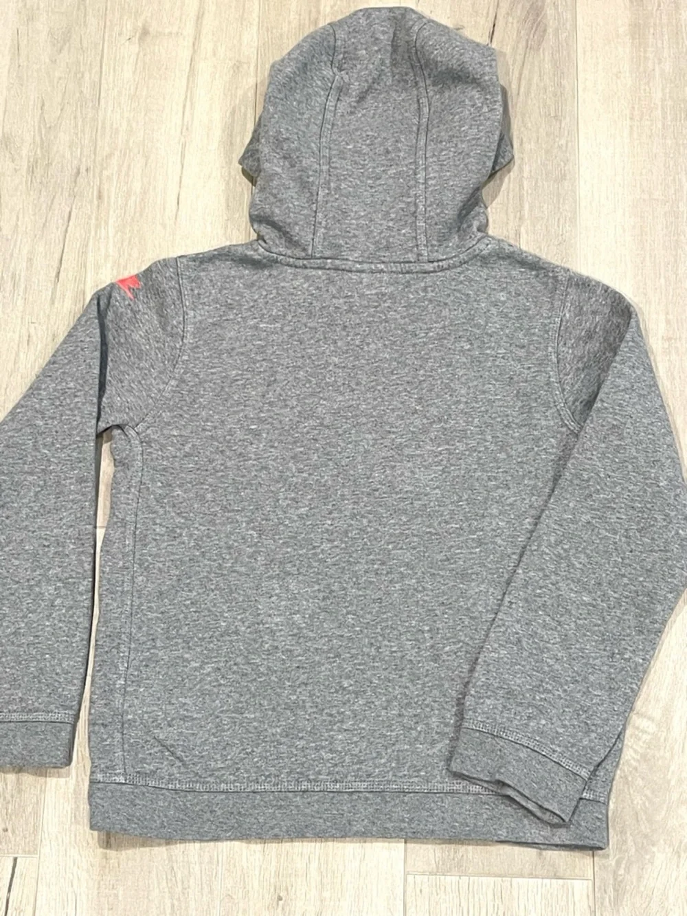 Nike Boys Gray Hoodie Pullover Logo Sweatshirt Size M